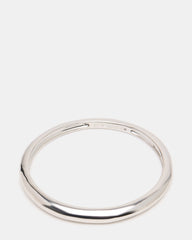 SKINNY BANGLE BAND BRACELET SILVER