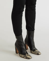 LYLE BLACK LEATHER WITH SNAKE - SM REBOOTED