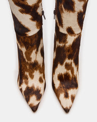 NITRO BROWN COW PRINT WIDE CALF - SM REBOOTED