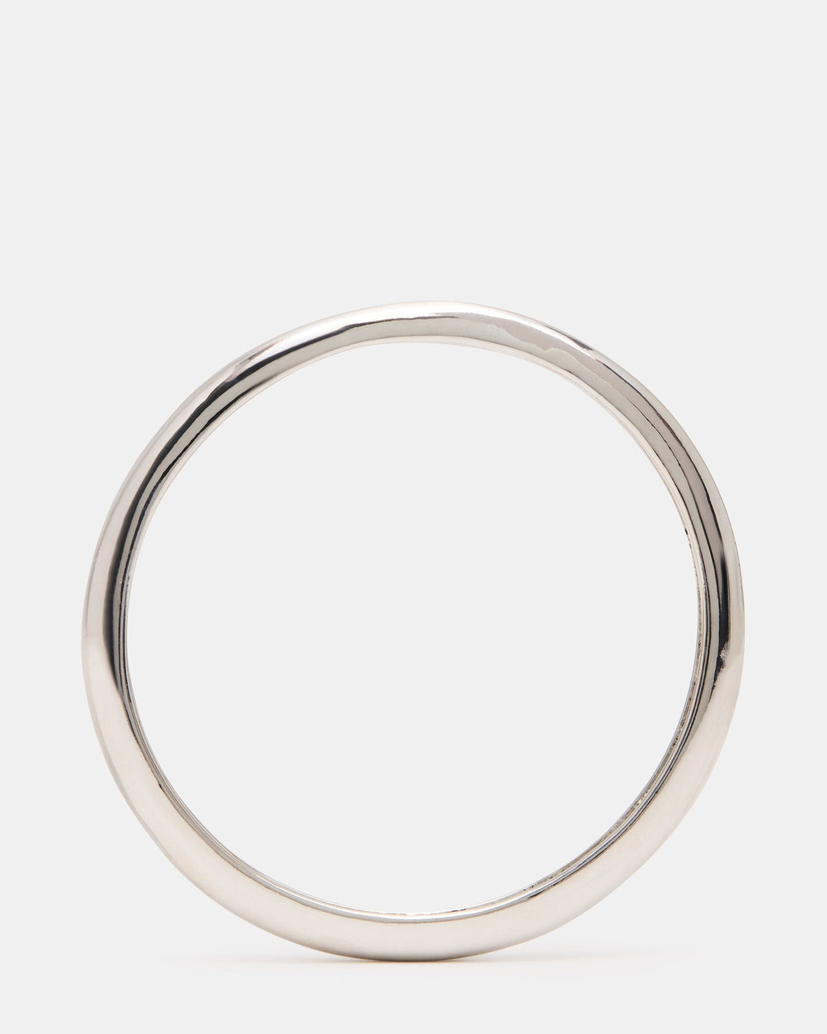 SKINNY BANGLE BAND BRACELET SILVER