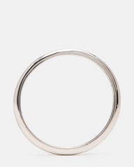 SKINNY BANGLE BAND BRACELET SILVER