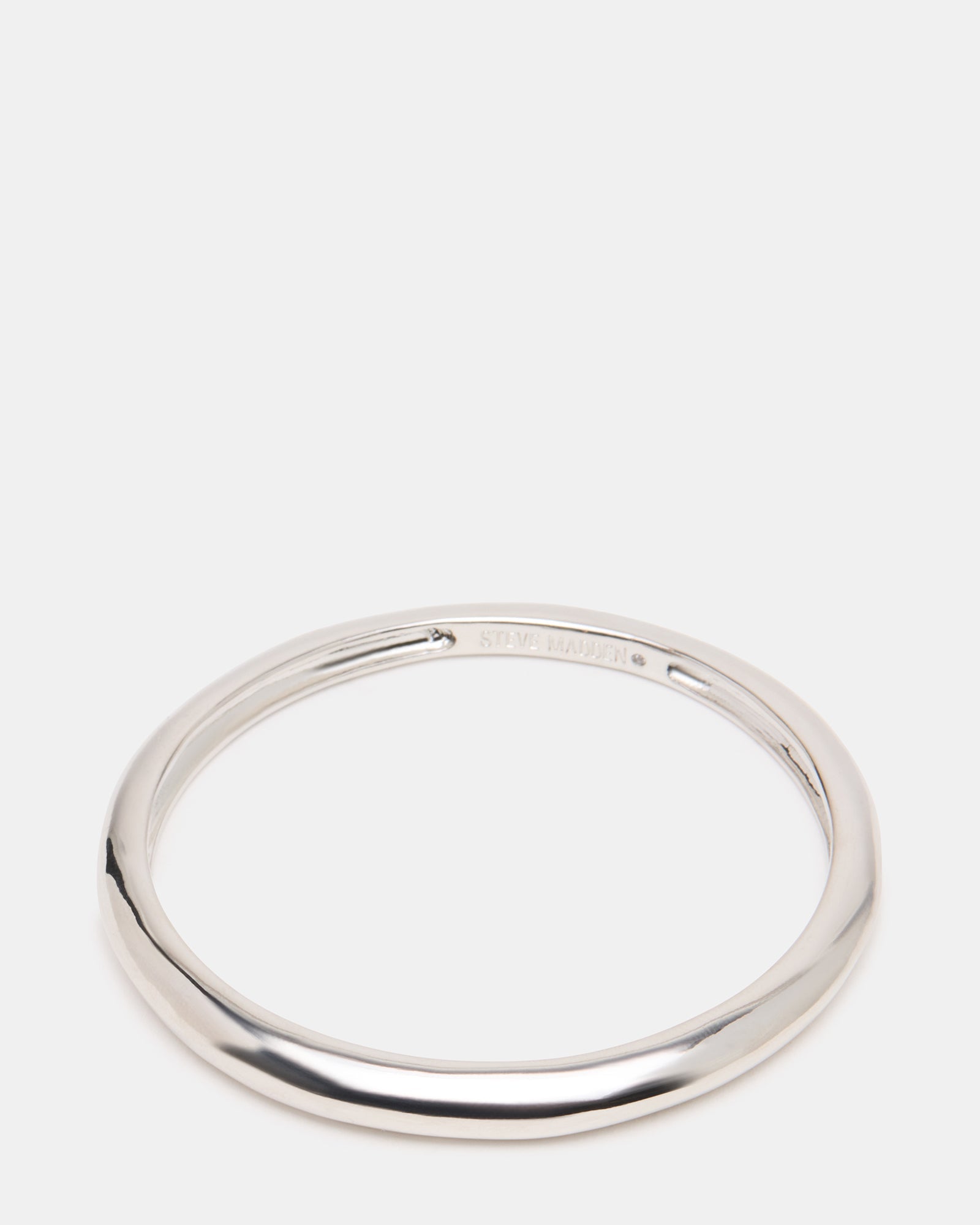 SKINNY BANGLE BAND BRACELET SILVER