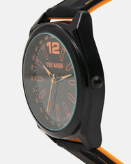 MEN'S SILICONE WATCH BLACK/ORANGE - BLACK/ORANGE / ONESZ / 46 - SM REBOOTED