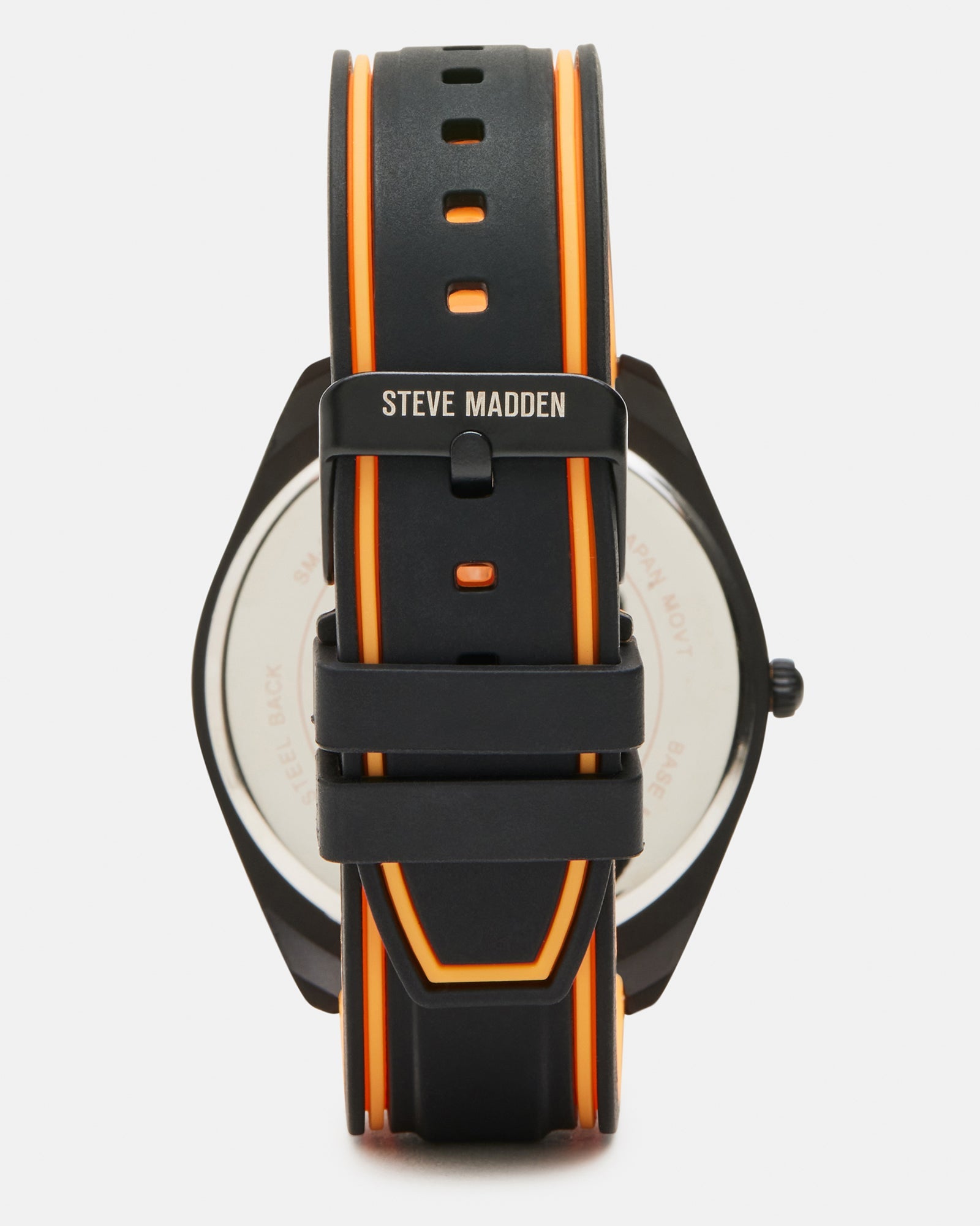 MEN'S SILICONE WATCH BLACK/ORANGE - BLACK/ORANGE / ONESZ / 46 - SM REBOOTED