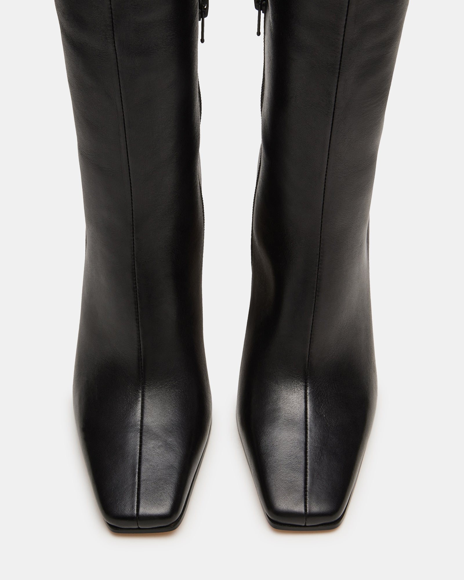 LIZETTE BLACK LEATHER WIDE CALF - SM REBOOTED