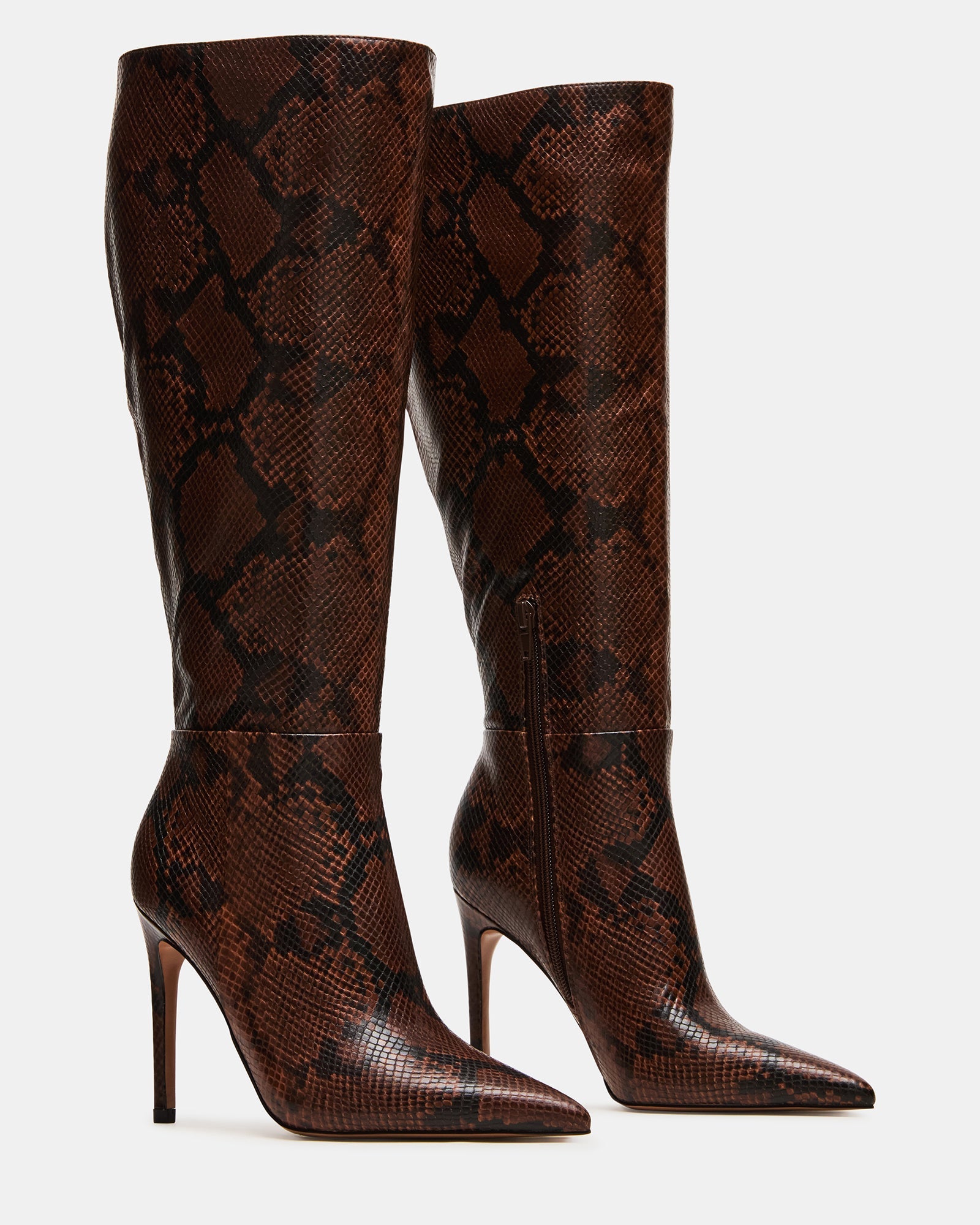 NITRO BROWN SNAKE WIDE CALF - SM REBOOTED