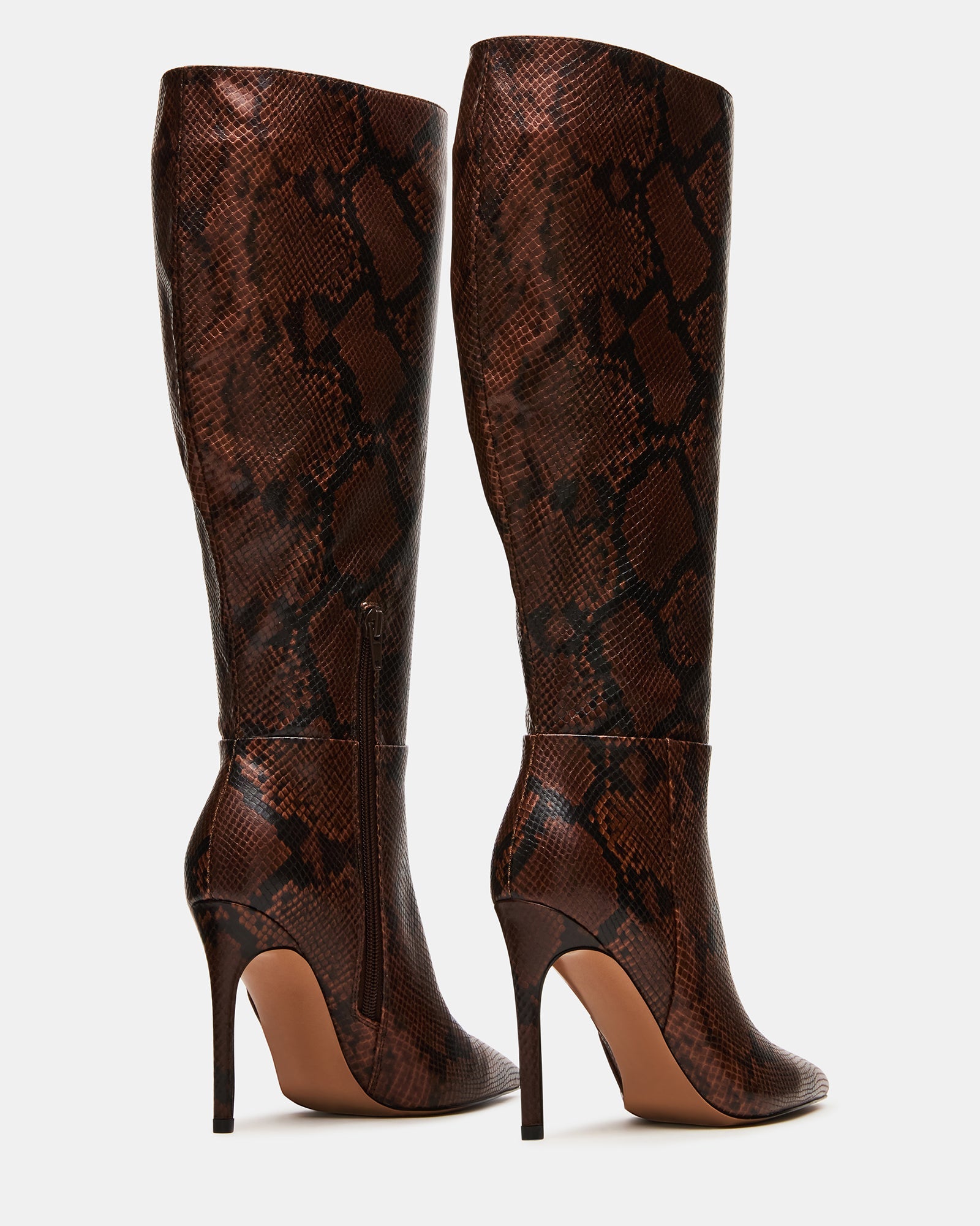 NITRO BROWN SNAKE WIDE CALF - SM REBOOTED