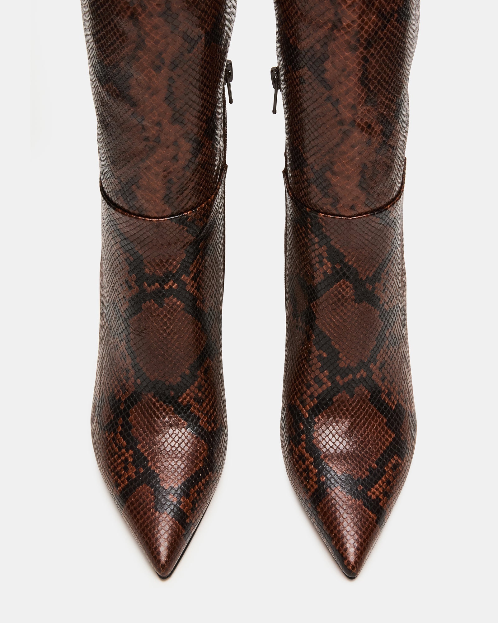 NITRO BROWN SNAKE WIDE CALF - SM REBOOTED